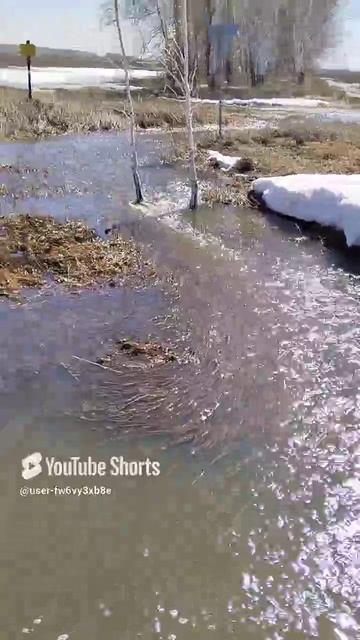 весна//вода с полей//