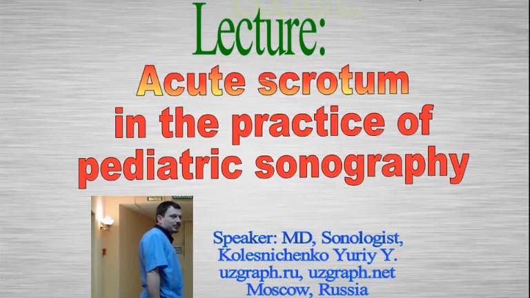Acute scrotum in a child sonography смотреть онлайн