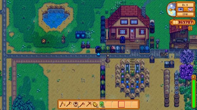 Stardew Valley #200 История Арвен. Волшебство...😍✨грядок?!😳 п?
