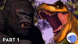 Кинг Конг vs Ти Рекс