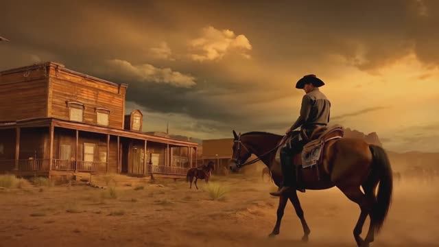 Стрелки Дикого запада. Gunslingers. Нейросеть KlingAI 1.6 смотреть онлайн