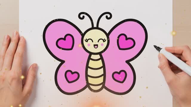 КАК ЛЕГКО НАРИСОВАТЬ БАБОЧКУ смотреть онлайн