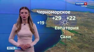 Прогноз погоды в Крыму на 10 июня.