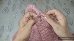 КОСЫНКА-ЧЕПЧИК СПИЦАМИ