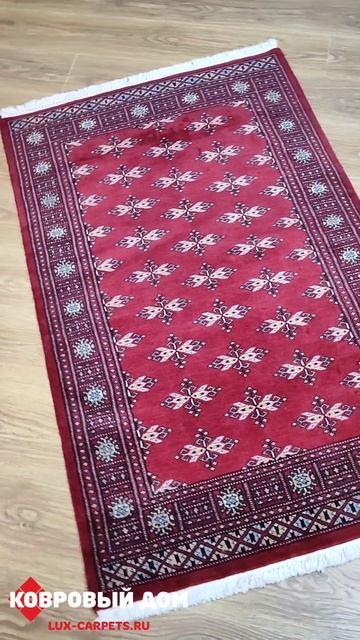 Ковер шерстяной 0,93х1,47 Pakistan Jaldar Excl. Butterfly red смотреть онлайн