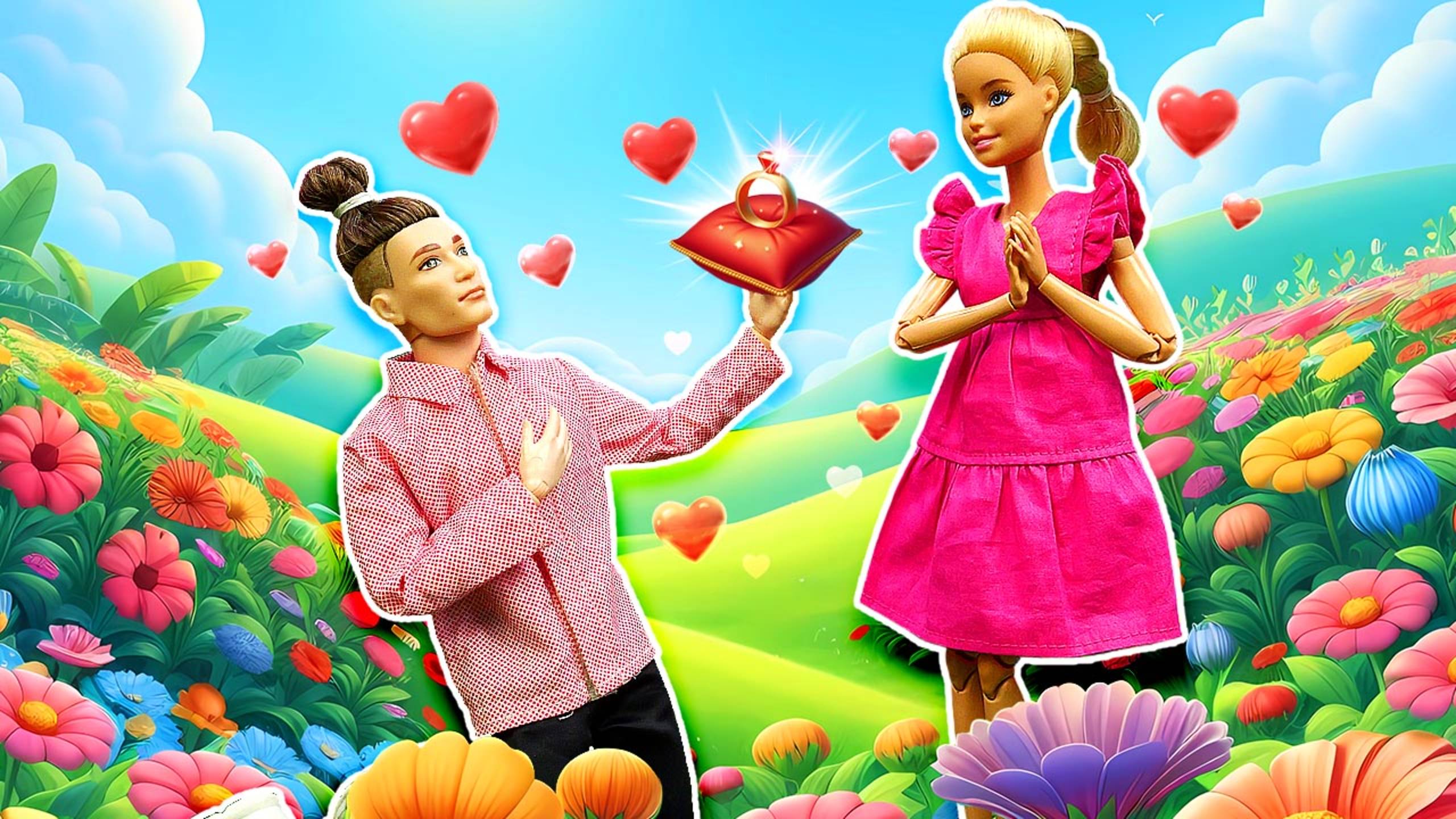 КЕН ИЗМЕНИЛ БАРБИ или нет?! Кукла Барби плачет… Почему Ким был с другой куклой? Видео для девочек смотреть онлайн