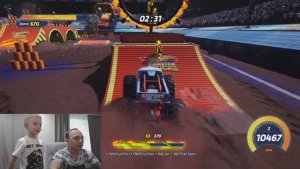 Новая игра Hot Wheels Monster Trucks Stunt Mayhem хотвилсы монстер траки