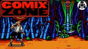 Comix Zone Русская версия + плохая концовка SEGA Mega Drive/Genesis (Зона Комиксов)