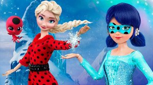 Эльза и Леди Баг поменялись ролями ⧸ 10 лайфхаков и поделок для кукол