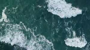 Море. Футаж. Вид сверху лучше.