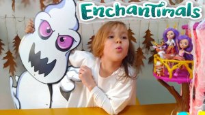 #Мультик #Enchantimals #Куклы Охота за привидениями с #Энчантималс / Pretty Katy Queen