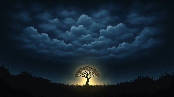 KoChuAto_Bonsai_ Ночь