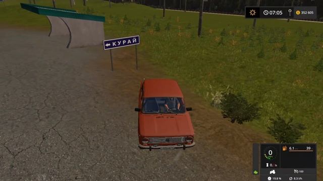 РП:переехал в курай(farming Simulator 17)