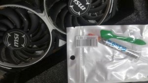 Видеокарта RX 580 ARMOR MSI(8GB)УСТАНОВКА Термопрокладка алюм?