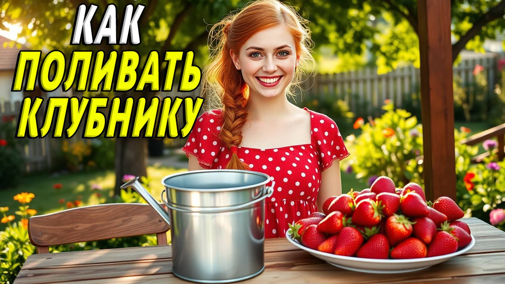 Как поливать клубнику