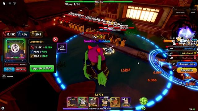 Anime Vanguards | Update 1.75  Новый РЕЙД / Новая Механика