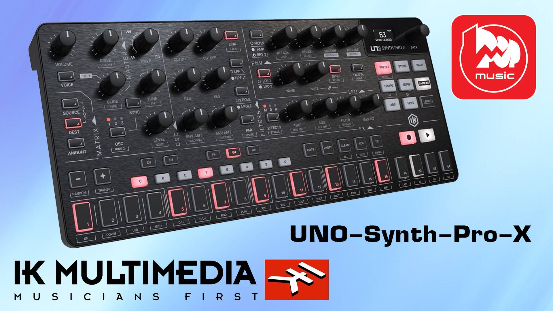 Парафонический синтезатор IK Multimedia UNO-Synth-Pro-X || Легкий и гибкий смотреть онлайн