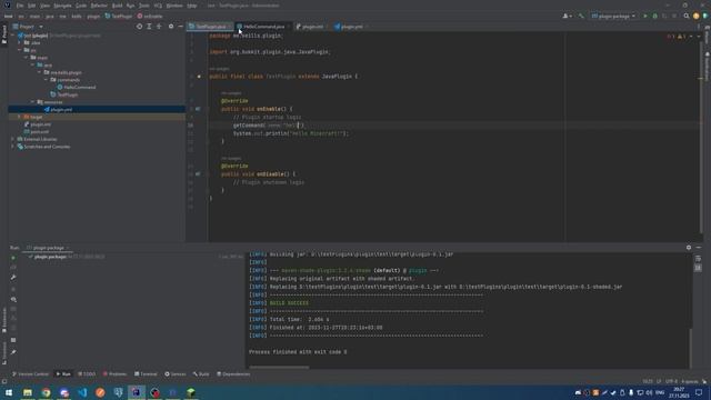 Сервер на Purpur + простейший плагин - Minecraft Spigot/Purpur/Paper Plugin смотреть онлайн