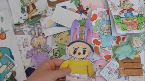 Бумажный бокс лабубу😘🍬2часть /крутые одежды/Рианнка.!/