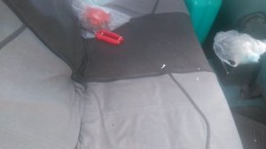 Закрепил триммер подголовниками