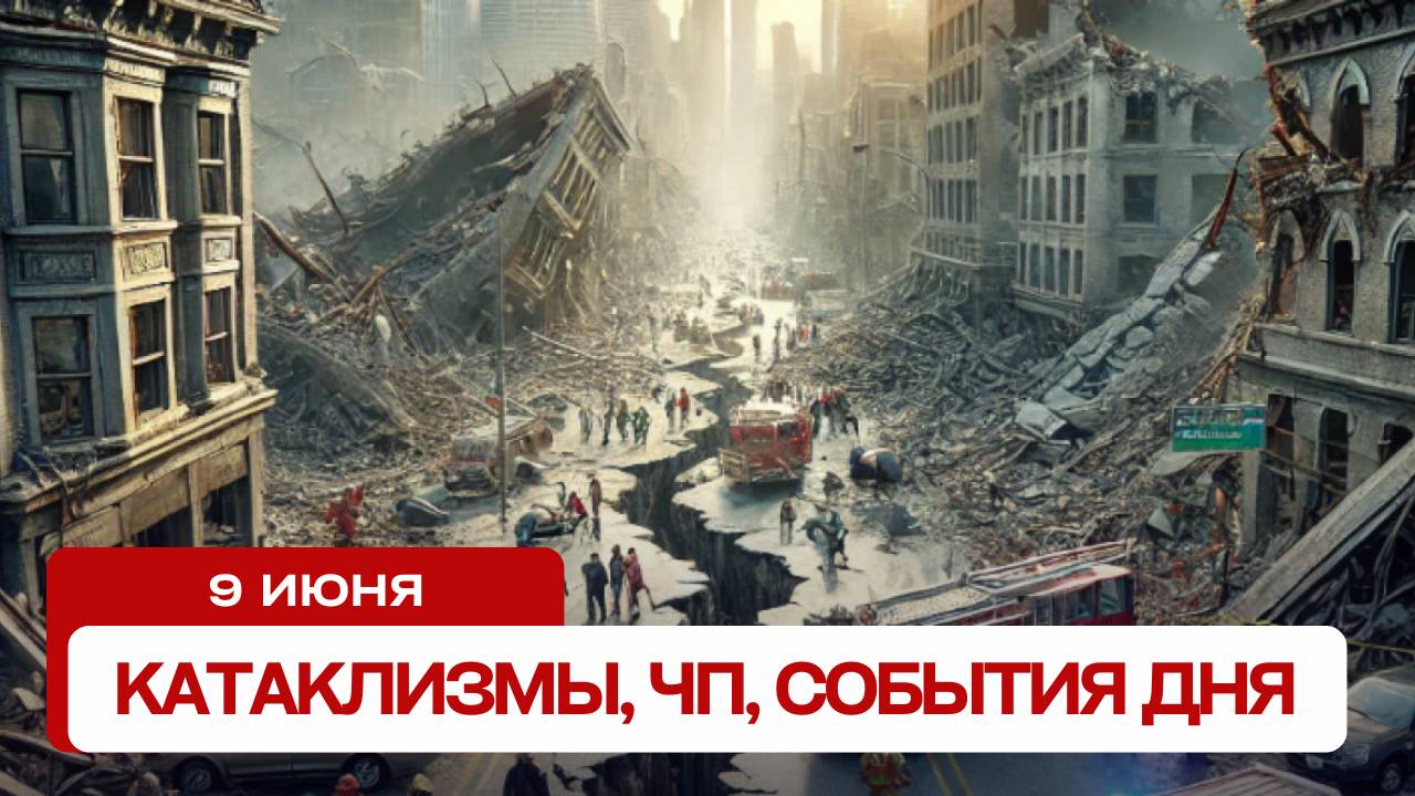 Новости сегодня 09.06.2025. Катаклизмы за день, ЧП, события дня смотреть онлайн