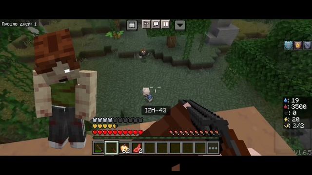 Обзор мода DEAD ZONE на майнкрафт пе 1.21.60+ на телефоне 📲 🧟