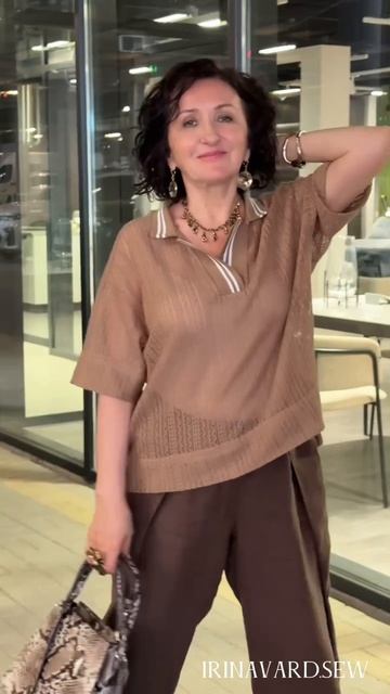 Брюки изо льна и поло сшили в группе «Изюм» ИЮНЬ 25 смотреть онлайн