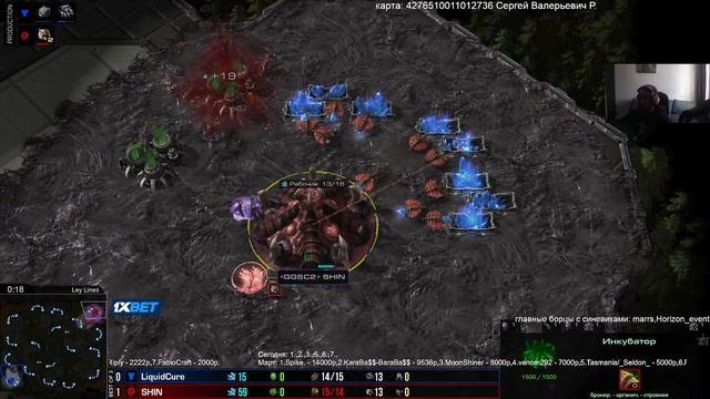 Турнир по StarCraft II: Legacy of the Void (LotV) Rex March Madness - группа B (20.03 смотреть онлайн