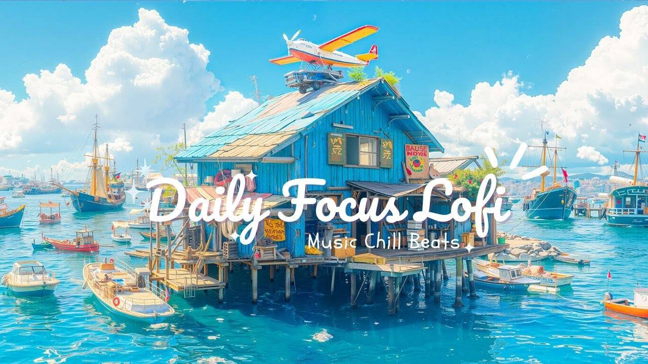 Daily Focus Lofi 🏝️ Japanese Space Lofi & Floating House, Japanese Coastal Beats for Studying смотреть онлайн