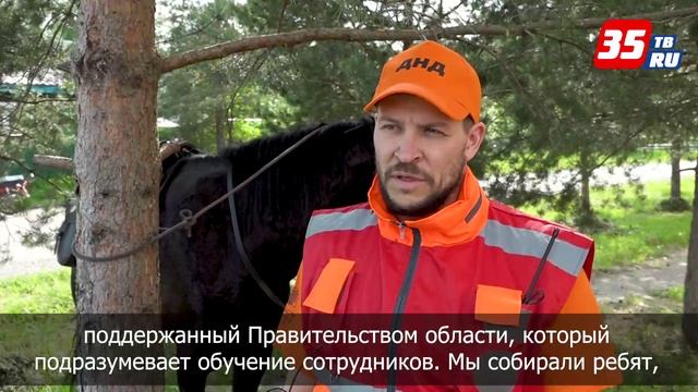 «Конный патруль» следит за порядком в Вологодском округе смотреть онлайн