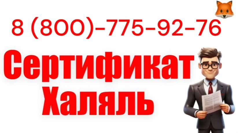 Оформить сертификат Халяль смотреть онлайн