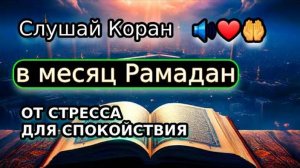 🔊Слушай Коран✔️Красивое чтение Корана в месяц рамадан. от стресса, для спокойствия!! (480p)