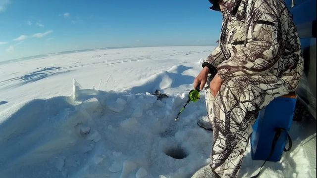 Ура я нашёл рыбу. Вторая лунка. Поиск с эхолотом. 25.01.17. смотреть онлайн