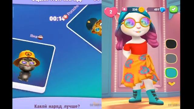 TALKING TOM 2 And TALKING ANGELA 2