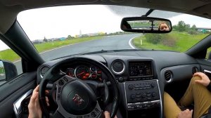 NISSAN GTR - POV  test drive | Ниссан гтр от первого лица