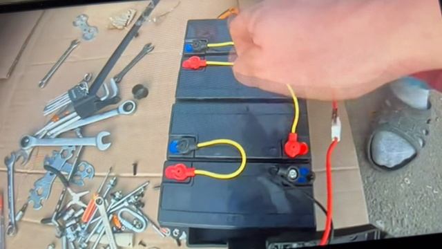 Аккумулятор трицикл сборка