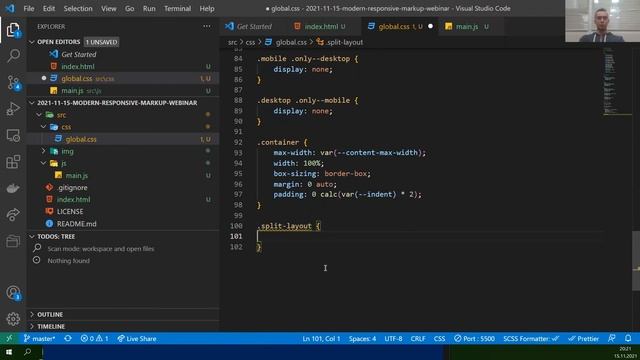 Адаптивная вёрстка HTML / CSS