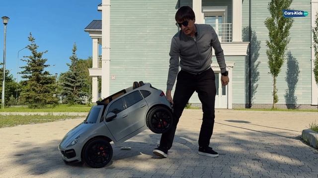 Детский электромобиль Posche Cayenne E999EE 12v 2wd смотреть онлайн