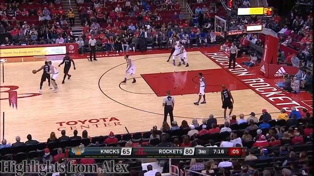 Houston Rockets - New York Knicks Лучшие моменты НБА