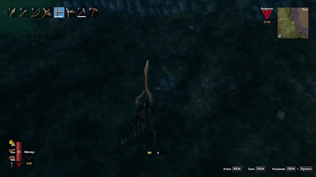 Играем в Valheim ПОБЕДИЛ БОССА И СТАЛ ШАХТЁРОМ! смотреть онлайн