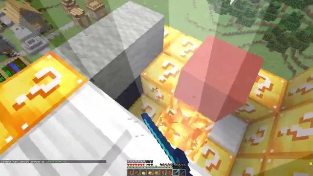 От куда у нас в деревне крипер из лаки блоки