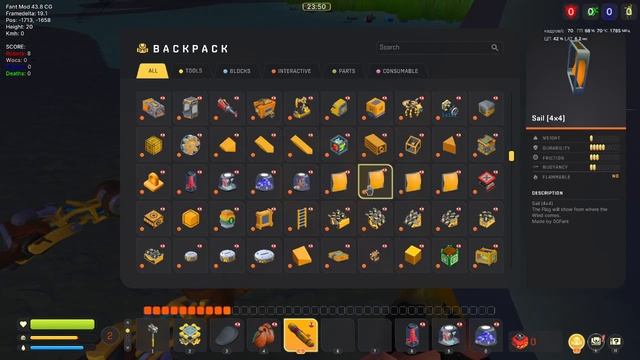 Обзор на один очень хайповый мод FANT MOD - Scrap Mechanic