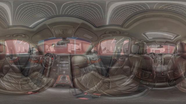 Видео панорама (360°) - Салон автомобиля Infiniti FX 37