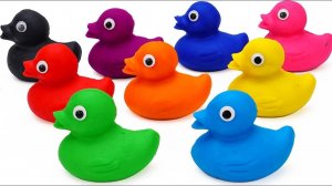 МНОГО РАЗНОЦВЕТНЫХ ИГРУШЕК ЛЕПИМ УТОЧЕК ДЛЯ ДЕТЕЙ ДЕТСКИЙ РАЗВЛЕКАТЕЛЬНЫЙ КАНАЛ ИГРАЛКИ-ЗАЛИПАЛКИ