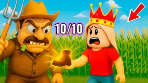 СОБЕРИ 10 БОТИНОК И ПОЛУЧИ ПРИЗ 🎁 РОБЛОКС ПОБЕГ С ФЕРМЫ ДЯДИ БИЛЛИ