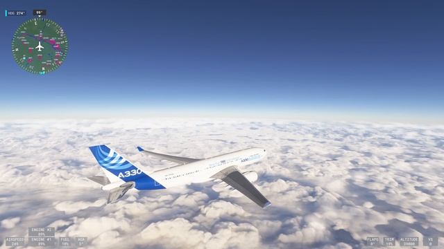 Microsoft Flight Simulator 2024 |ULLI Питер-UWKD Казань | Airbus 330-200 ER  от INI