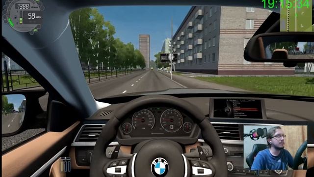 City Car Driving - BMW M4 F82 - Покатушки - Руль Logitech G27 смотреть онлайн