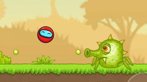 Красный Шар в игре Bounce Ball 5 Уровни 26-30 Босс