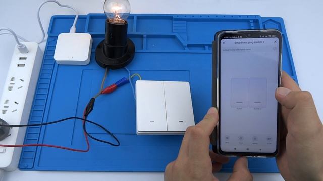 Недорогой умный настенный выключатель zigbee 3.0 Tuya smart Life без нуля в круглый подрозетник EU смотреть онлайн