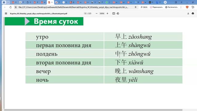 Китайский с нуля для начинающих. Время суток .早上、上午、中午、下午、晚上 смотреть онлайн